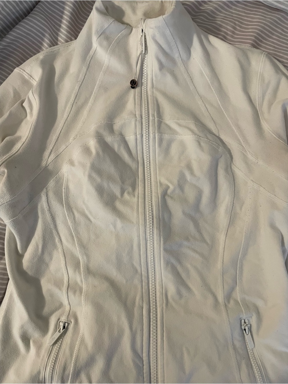 lululemon athletica White Full-Zip Sculpted Jacket